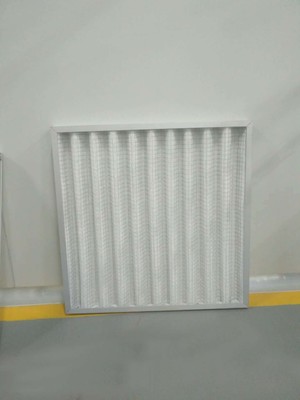 德州精久凈化廠家直供G4折疊板式初效空氣過(guò)濾器